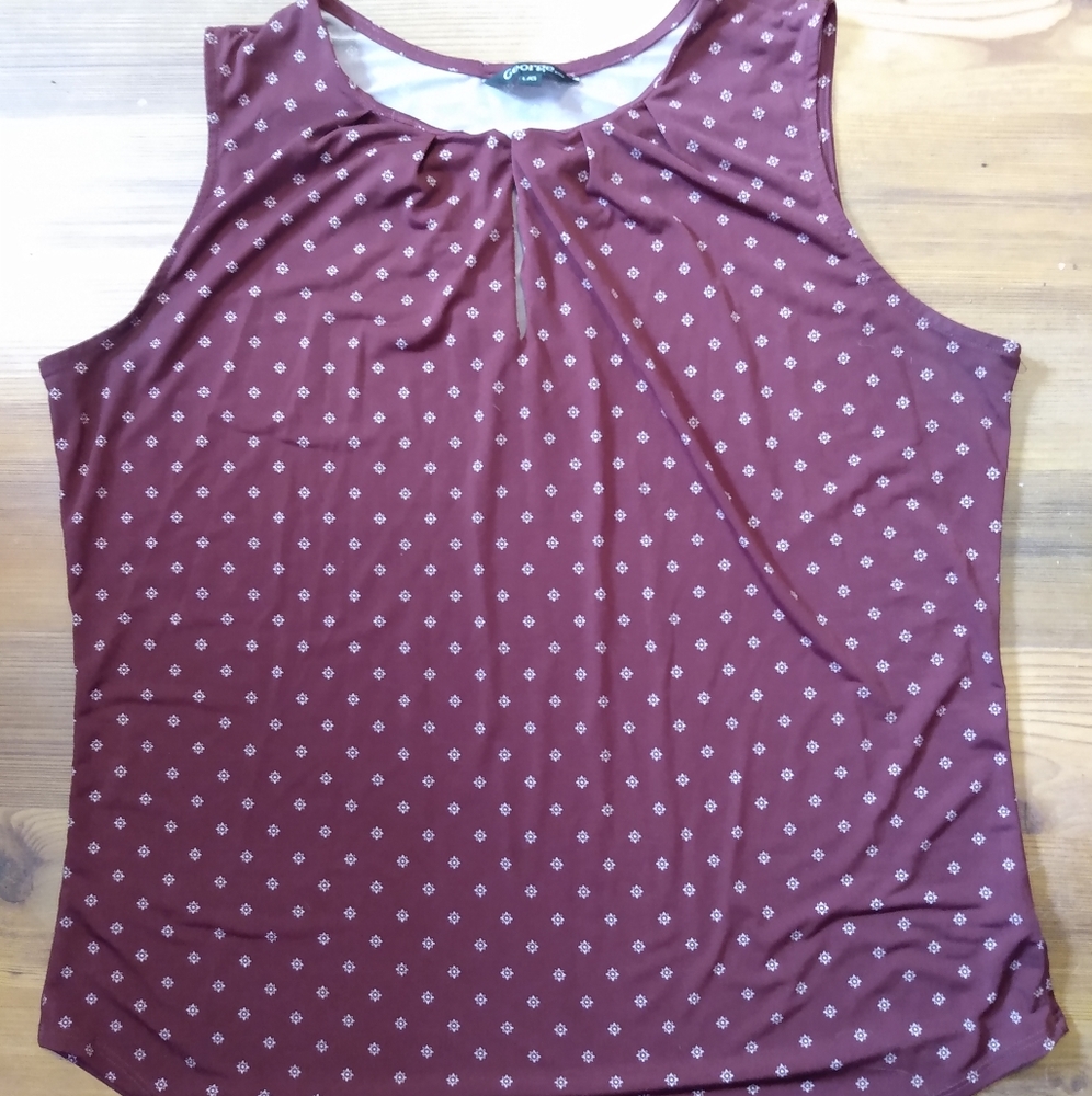 4 for $15 🌞 Sleeveless burgundy blouse